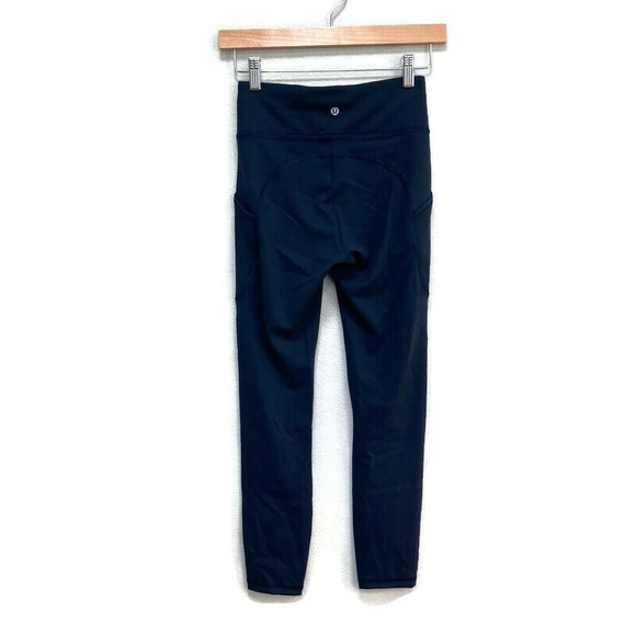 NWT! ⭐️Host Pick⭐️ LULULEMON Invigorate HR Tight 25" Navy 2 4 - Picture 3 of 7